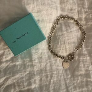 Tiffany Heart Tag Necklace 16” with Box